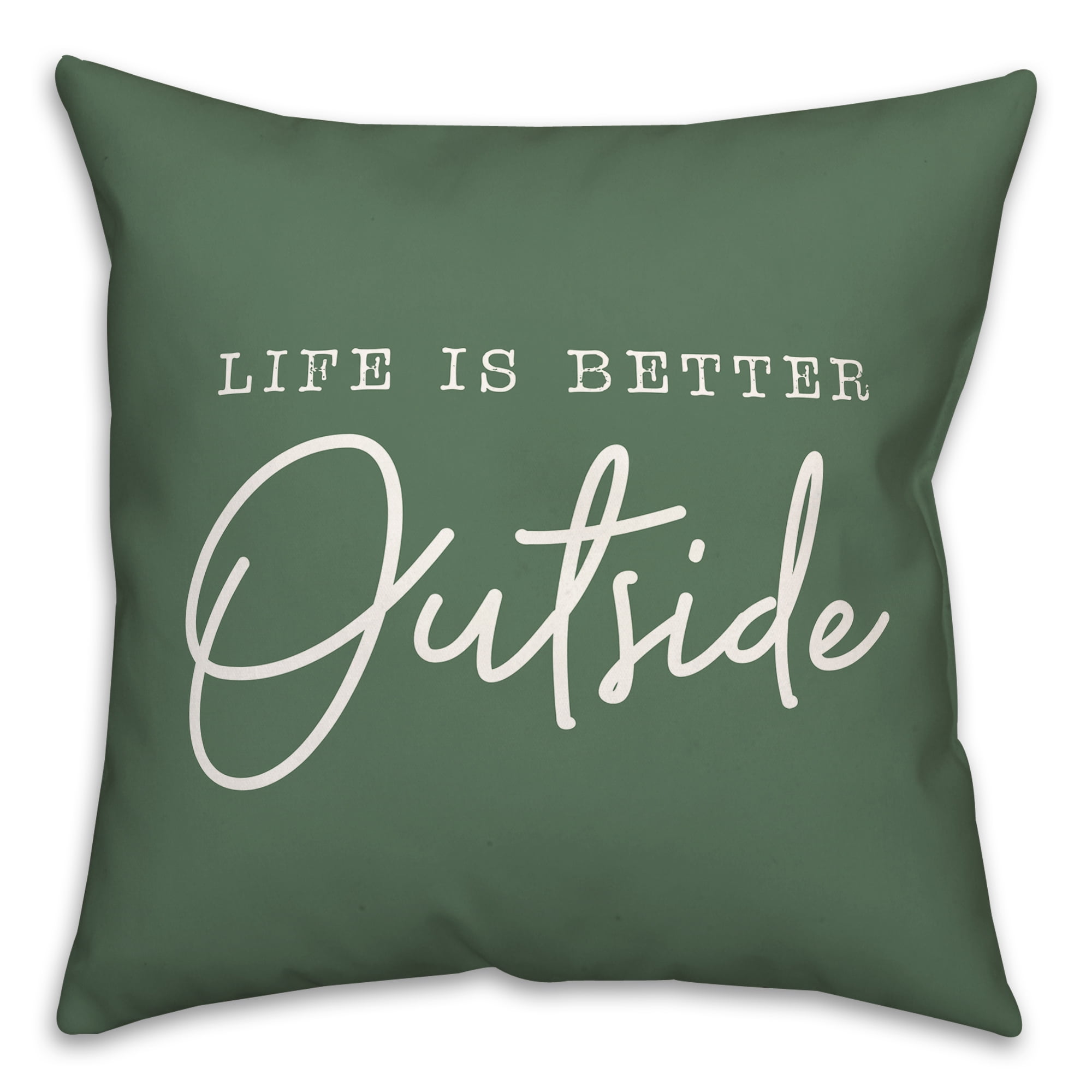Creative Products Better Outside Green 16 x 16 Indoor / Outdoor Pillow
