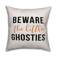 thumbnail image 1 of Creative Products Beware Little Ghosties 18x18 Spun Poly Pillow, 1 of 1