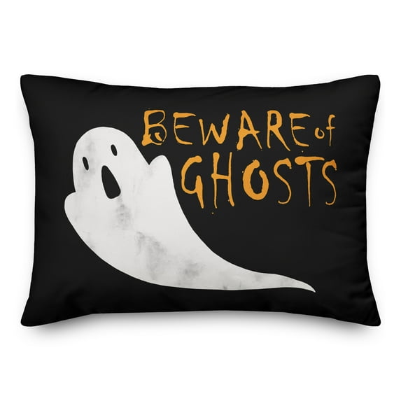 Creative Products Beware of Ghosts 14x20 Spun Poly Pillow