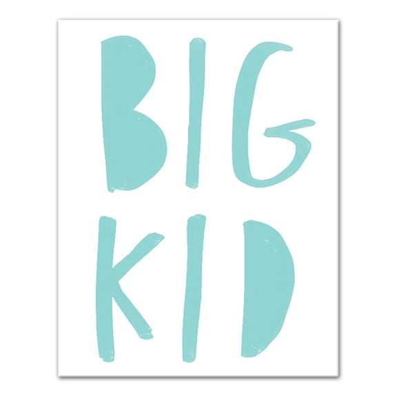 Creative Products Big Kid Teal 11x14 Canvas Wall Art