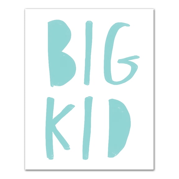 Creative Products Big Kid Teal 16x20 Canvas Wall Art