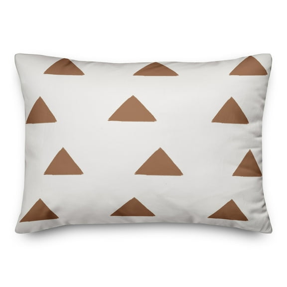 Creative Products Big Terracotta Triangles 14x20 Spun Poly Pillow
