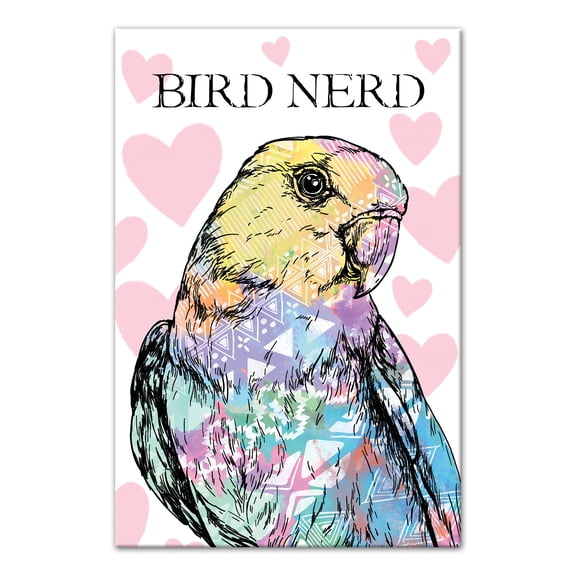 Creative Products Bird Nerd 12 x 18 Canvas Wall Art