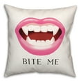 thumbnail image 1 of Creative Products Bite Me Vampire 16 x 16 Spun Poly Pillow, 1 of 3