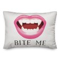 thumbnail image 1 of Creative Products Bite Me Vampire 20 x 14 Spun Poly Pillow, 1 of 3