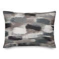 thumbnail image 1 of Creative Products Black Brushstroke Pattern 14x20 Indoor / Outdoor Pillow, 1 of 3