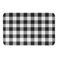 thumbnail image 1 of Creative Products Black Buffalo Check 34x21 Bath Mat, 1 of 1