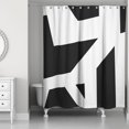 thumbnail image 1 of Creative Products Black Geo Blocks 71 x 74 Shower Curtain, 1 of 2