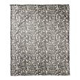 thumbnail image 1 of Creative Products Black Maze Lines 50 x 60 Coral Fleece Blanket, 1 of 3