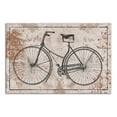 thumbnail image 1 of Creative Products Black Vintage Bike on Spackle Beige 16x24 Canvas Wall Art, 1 of 5