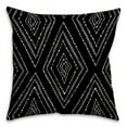 thumbnail image 1 of Creative Products Black and White Diamond Boho Tribal 16x16 Throw Pillow, 1 of 1