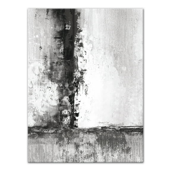 Creative Products Black and White Textured 30x40 Canvas Wall Art