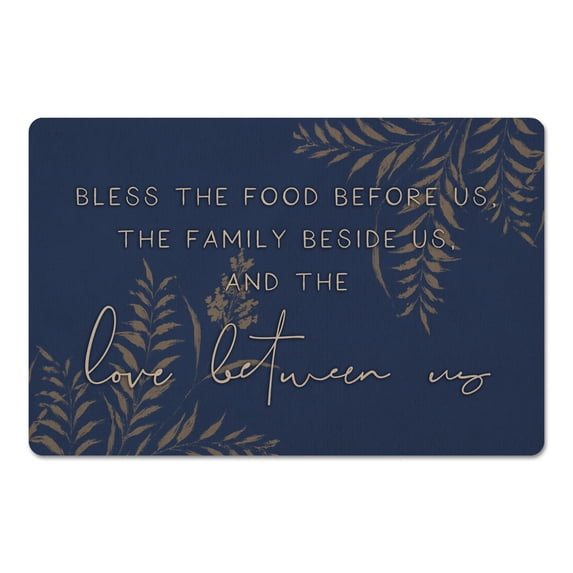 Creative Products Bless Family Food Love 4 18 x 27 Floor Mat