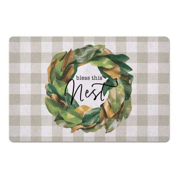 Creative Products Bless This Nest 27x18 Floor Mat