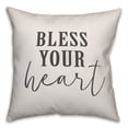 thumbnail image 1 of Creative Products Bless Your Heart 26x26 Spun Poly Pillow, 1 of 3