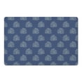 thumbnail image 1 of Creative Products Blooming Bush Navy 18 x 27 Floor Mat, 1 of 2