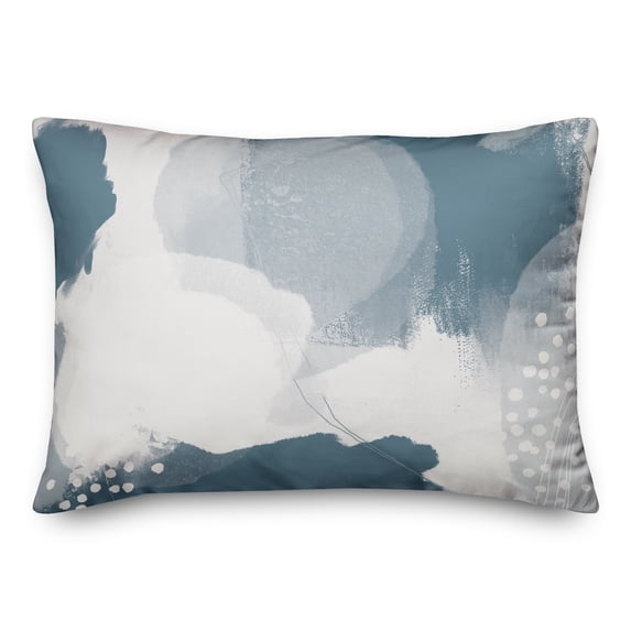Creative Products Blue Abstract Patterns 14x20 Indoor / Outdoor Pillow