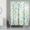 thumbnail image 1 of Creative Products Blue And Green Speckles 71 x 74 Shower Curtain, 1 of 2