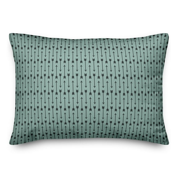 Creative Products Blue Arrows Pattern 14x20 Spun Poly Pillow