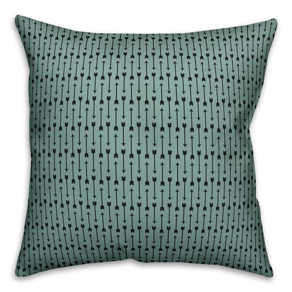 Creative Products Blue Arrows Pattern 20x20 Spun Poly Pillow