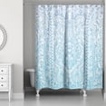 thumbnail image 1 of Creative Products Blue Boho Sketched Tapestry 71x74 Shower Curtain, 1 of 2