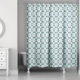 thumbnail image 1 of Creative Products Blue Check Plaid 71x74 Shower Curtain, 1 of 2