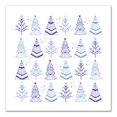 thumbnail image 1 of Creative Products Blue Christmas Trees 20x20 Canvas Wall Art, 1 of 3