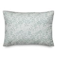 thumbnail image 1 of Creative Products Blue Dainty Floral 20 x 14 Spun Poly Pillow, 1 of 3