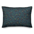 thumbnail image 1 of Creative Products Blue Leopard 20 x 14 Spun Poly Pillow, 1 of 3