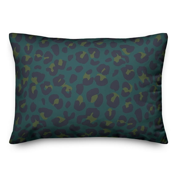 Creative Products Blue Leopard 20 x 14 Spun Poly Pillow