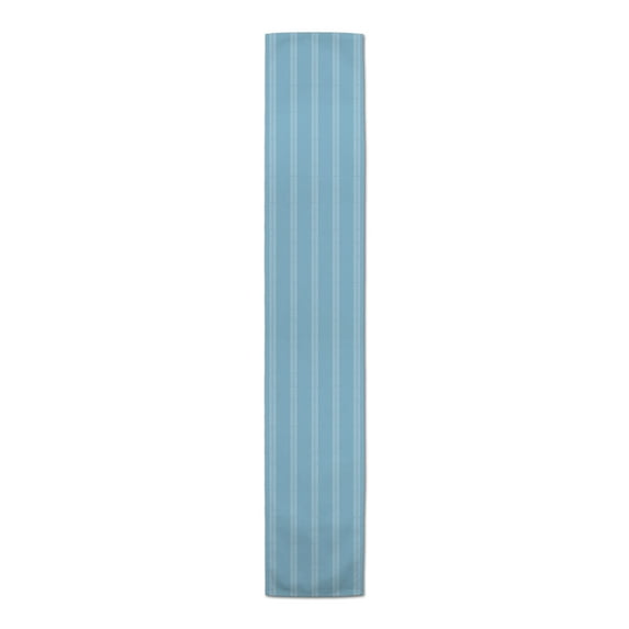 Creative Products Blue Lines 16 x 72 Poly Twill Table Runner