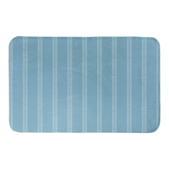 Creative Products Blue Lines 21 x 34 Bath Mat