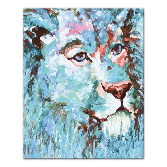 Creative Products Blue Lion 16x20 Canvas Wall Art