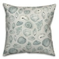 thumbnail image 1 of Creative Products Blue Multi Shell on Gray 18 x 18 Spun Poly Pillow, 1 of 3