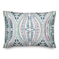 thumbnail image 1 of Creative Products Blue Purple Folk Pattern 14x20 Indoor / Outdoor Pillow, 1 of 3