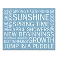 thumbnail image 1 of Creative Products Blue Spring Sayings 20 x 16 Canvas Wall Art, 1 of 5
