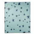 thumbnail image 1 of Creative Products Blue Stars Pattern 50 x 60 Coral Fleece Blanket, 1 of 3