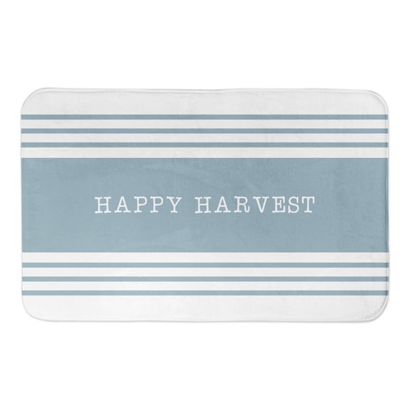 Creative Products Blue Stripe 34x21 Bath Mat