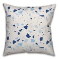 thumbnail image 1 of Creative Products Blue Terrazzo Pattern 18x18 Spun Poly Pillow, 1 of 2