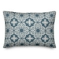 thumbnail image 1 of Creative Products Blue Tile 14x20 Spun Poly Pillow, 1 of 2