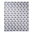 thumbnail image 1 of Creative Products Blue Turkeys 50 x 60 Coral Fleece Blanket, 1 of 3