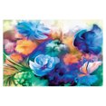 thumbnail image 1 of Creative Products Blue Watercolor Bouquet 48x32 Canvas Wall Art, 1 of 1