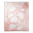 thumbnail image 1 of Creative Products Blush Floral Sun Print 50x60 Coral Fleece Blanket, 1 of 2