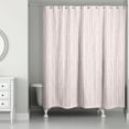 thumbnail image 1 of Creative Products Blush Herringbone Pattern 71x74 Shower Curtain, 1 of 2
