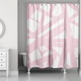 thumbnail image 1 of Creative Products Blush Paint Strokes 71x74 Shower Curtain, 1 of 2