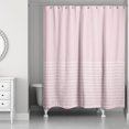 thumbnail image 1 of Creative Products Blush Sketch Stripes  71x74 Shower Curtain, 1 of 2