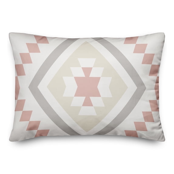 Creative Products Blush Southwest Pattern 14x20 Spun Poly Pillow