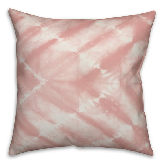 Creative Products Blush Watercolor Shibori Print 16x16 Spun Poly Pillow