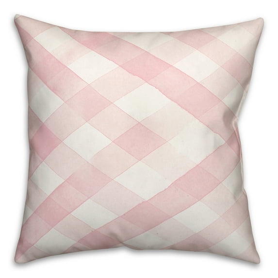 Creative Products Blush Woven Rug Pattern 18x18 Spun Poly Pillow