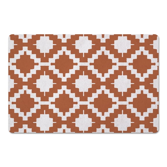 Creative Products Boho Aztec Copper 27x18 Floor Mat